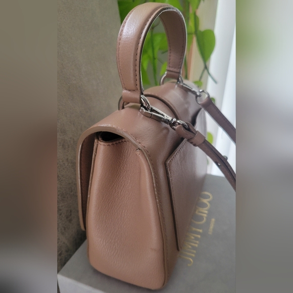 COPY Jimmy Choo Cheri Powder Crossbody Top Handle Bag - Picture 10 of 16